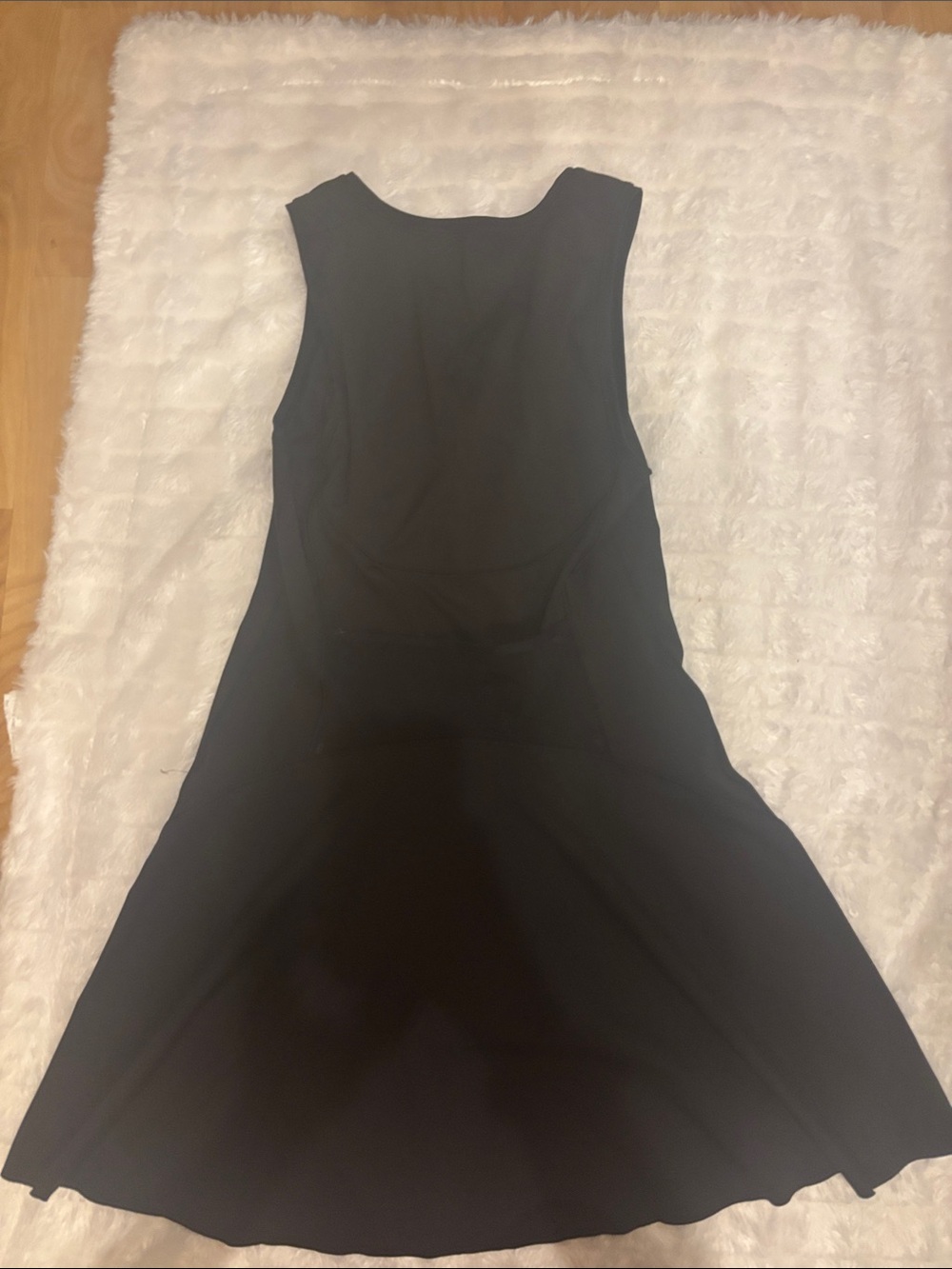 Athleta Black Sleeveless A-Line Dress - Picture 4 of 5